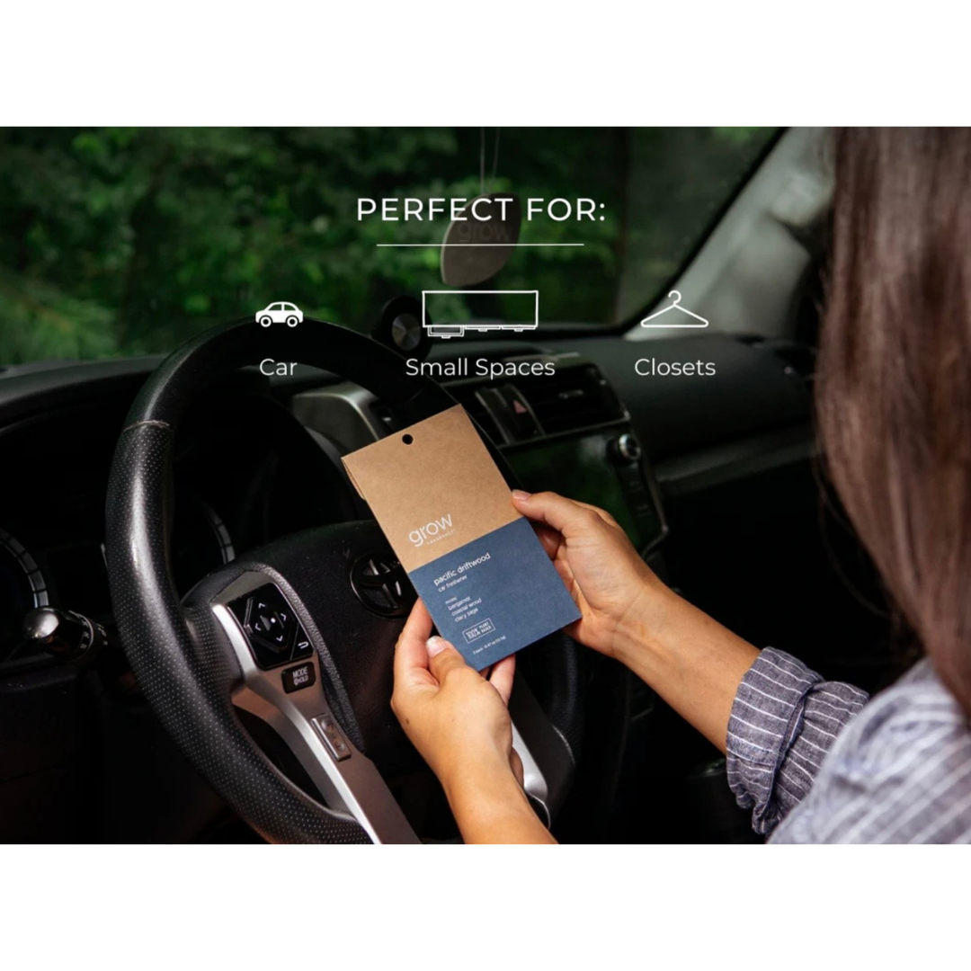 Grow Natural Car Fresheners | Pacific Driftwood