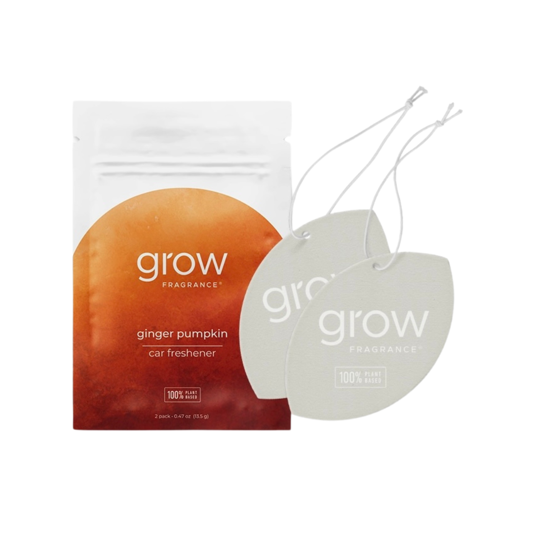 Grow Natural Car Fresheners | Ginger Pumpkin