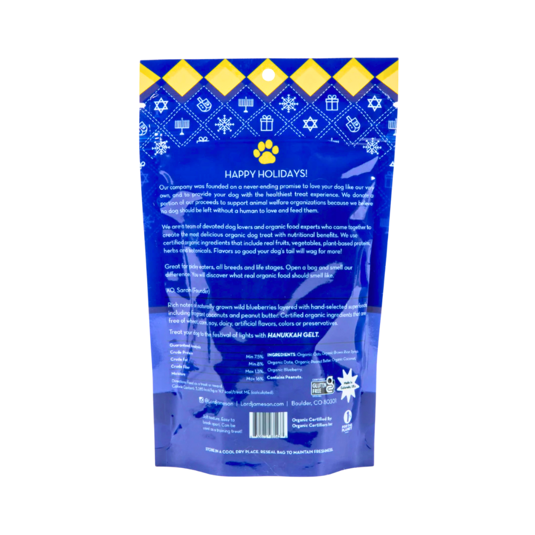 Lord Jameson Organic Treats | Hanukkah Gelt