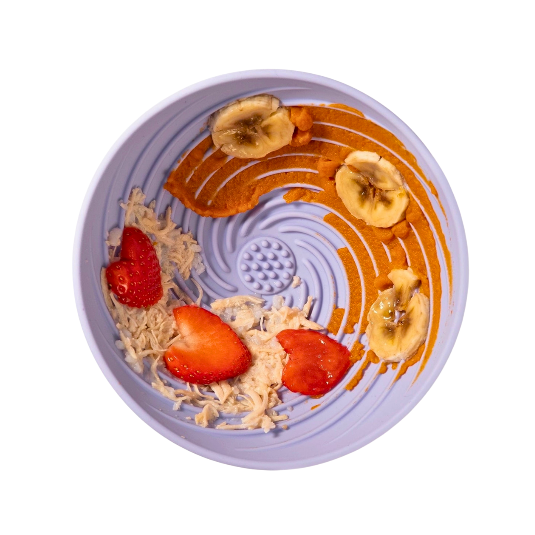Awoo Wobbowl | Silicone Slow Feeder + Calming Enrichment Toy