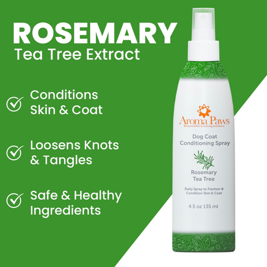 Aroma Paws Dog Coat Spray | Rosemary Tea Tree