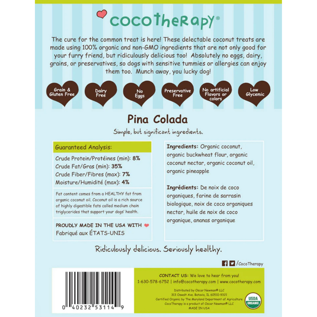 Cocotherapy Organic Coconut Cookies | Piña Colada