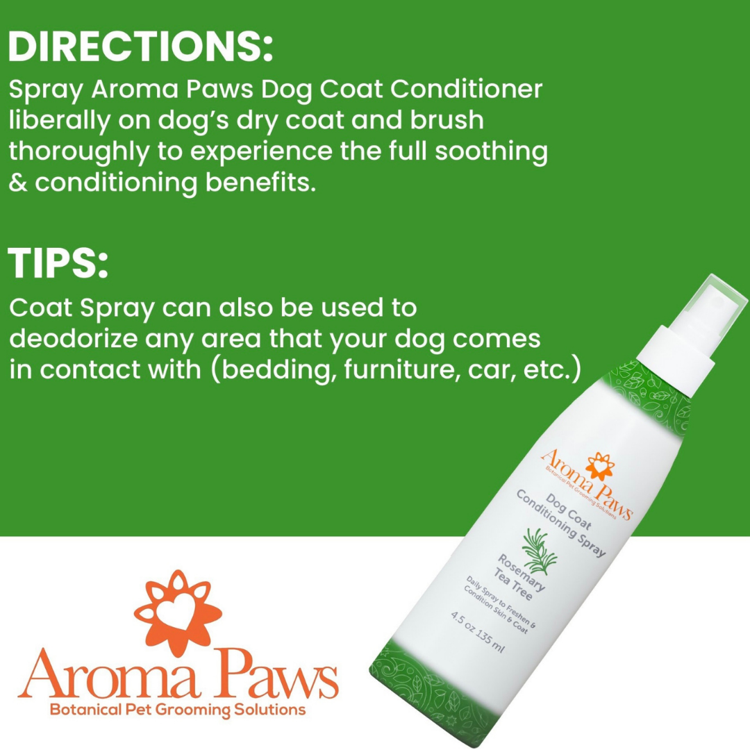 Aroma Paws Dog Coat Spray | Rosemary Tea Tree