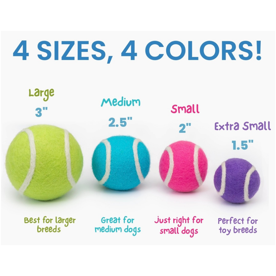 Friendsheep Organic Wool Tennis Dog Ball | Yellow