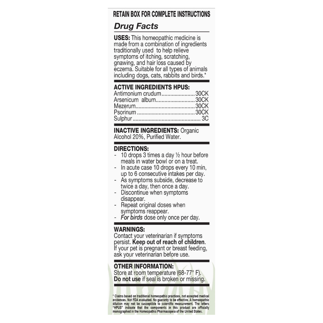 Ollopets Eczema | Homeopathic Itch Relief + Skin Support