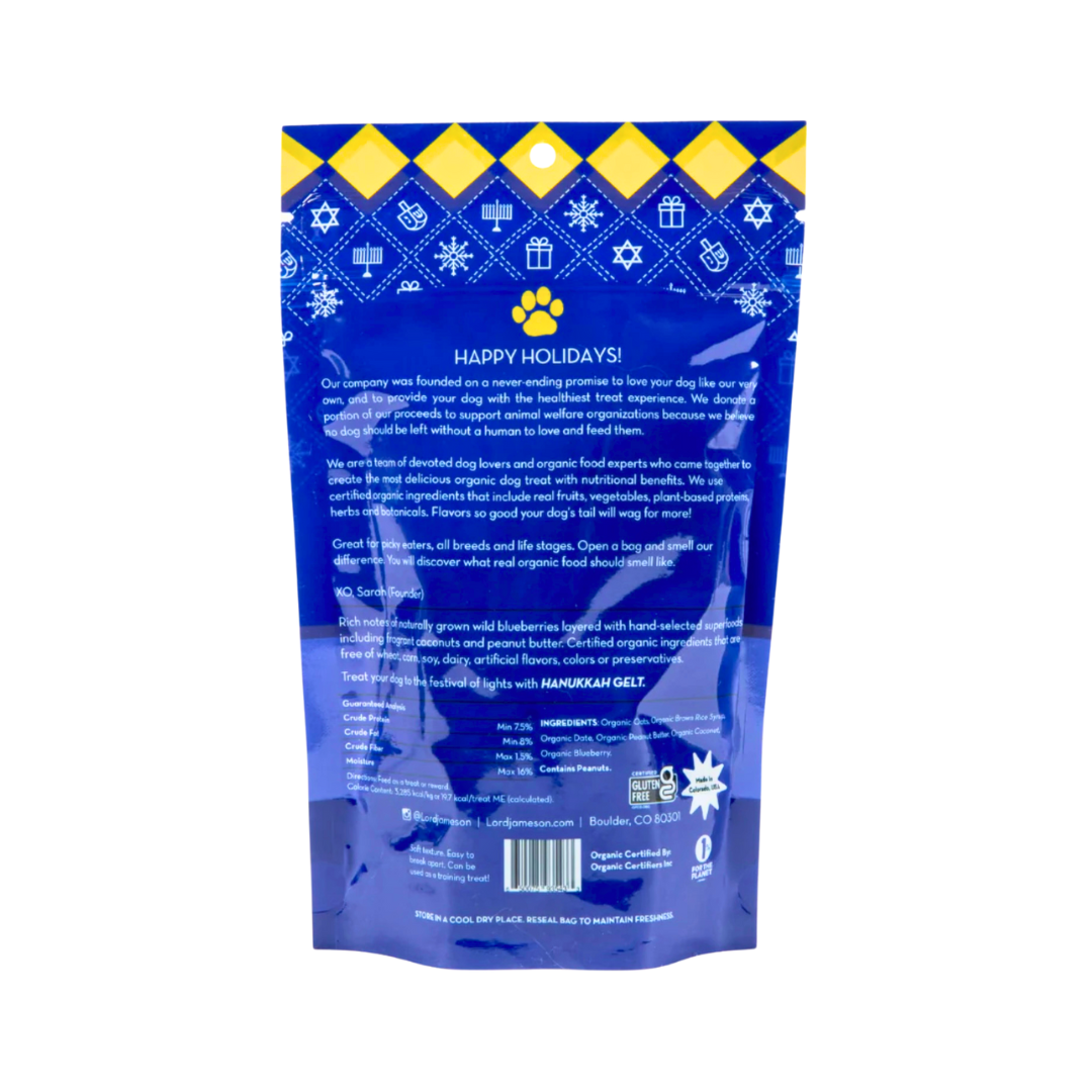 Lord Jameson Organic Treats | Hanukkah Gelt