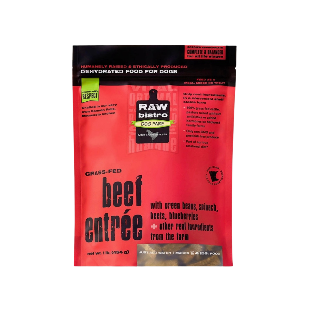 Raw Bistro Dehydrated Dog Food - Beef