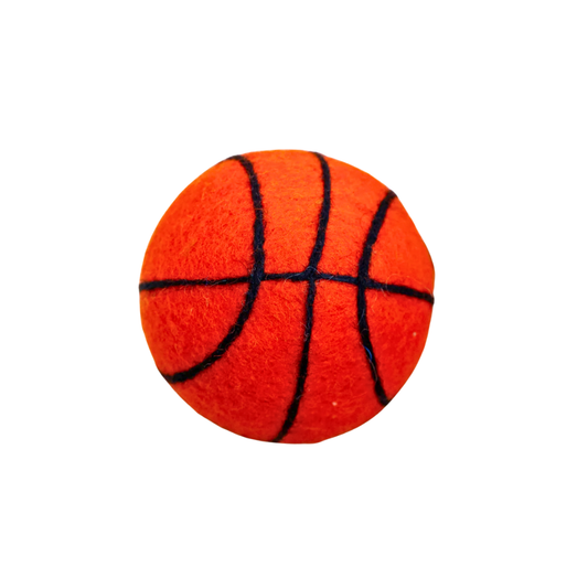 Organic Wool Basketball Dog Ball