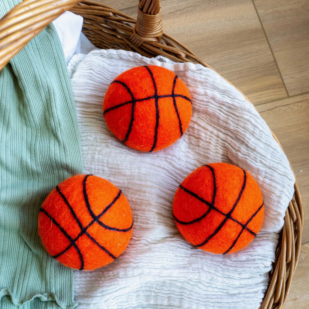 Friendsheep Organic Wool Basketball Dog Ball