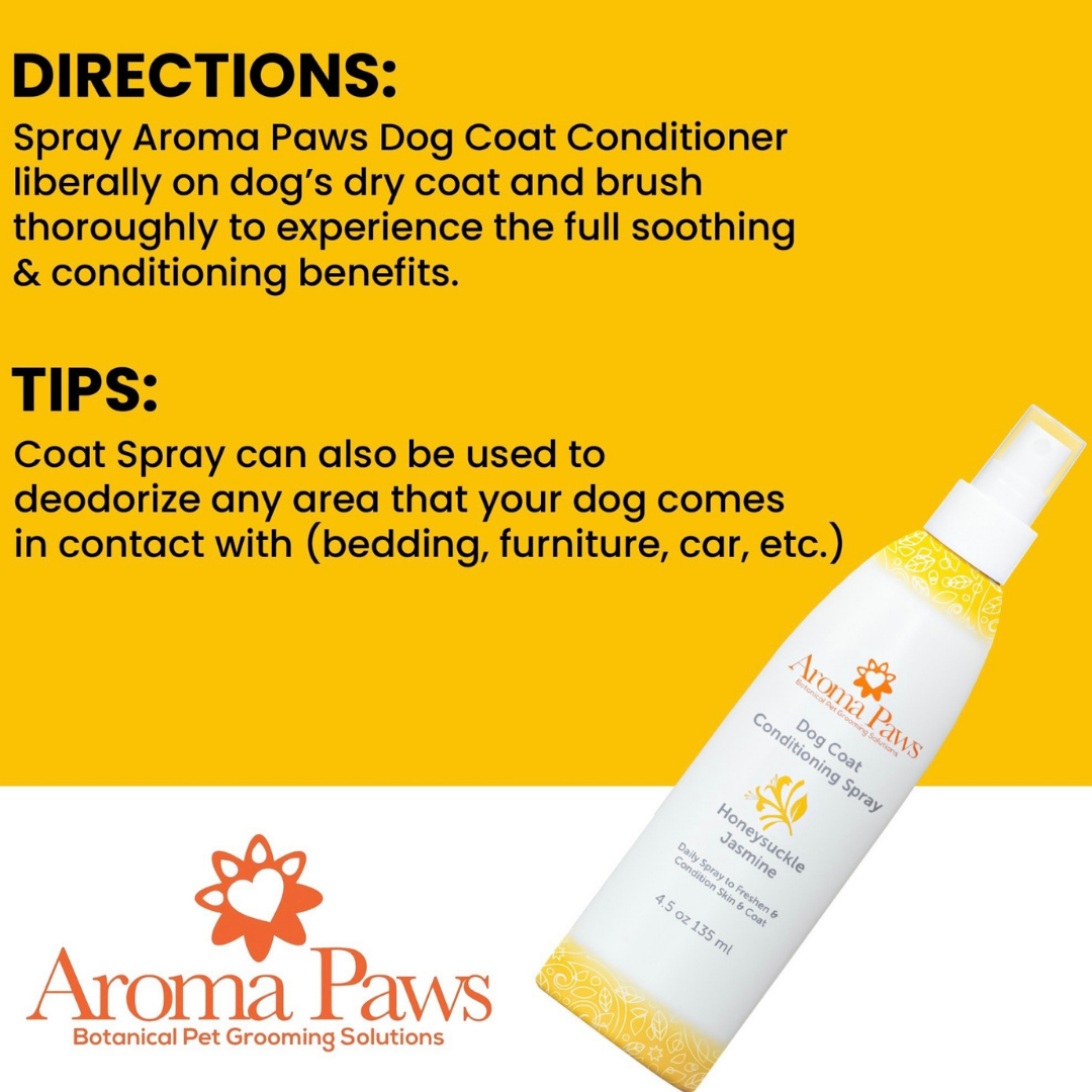 Aroma Paws Dog Coat Spray | Honeysuckle Jasmine