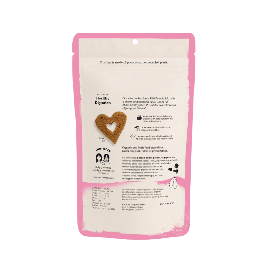 Gogoma Treats Peanut Butter + Pumpkin | Healthy Digestion