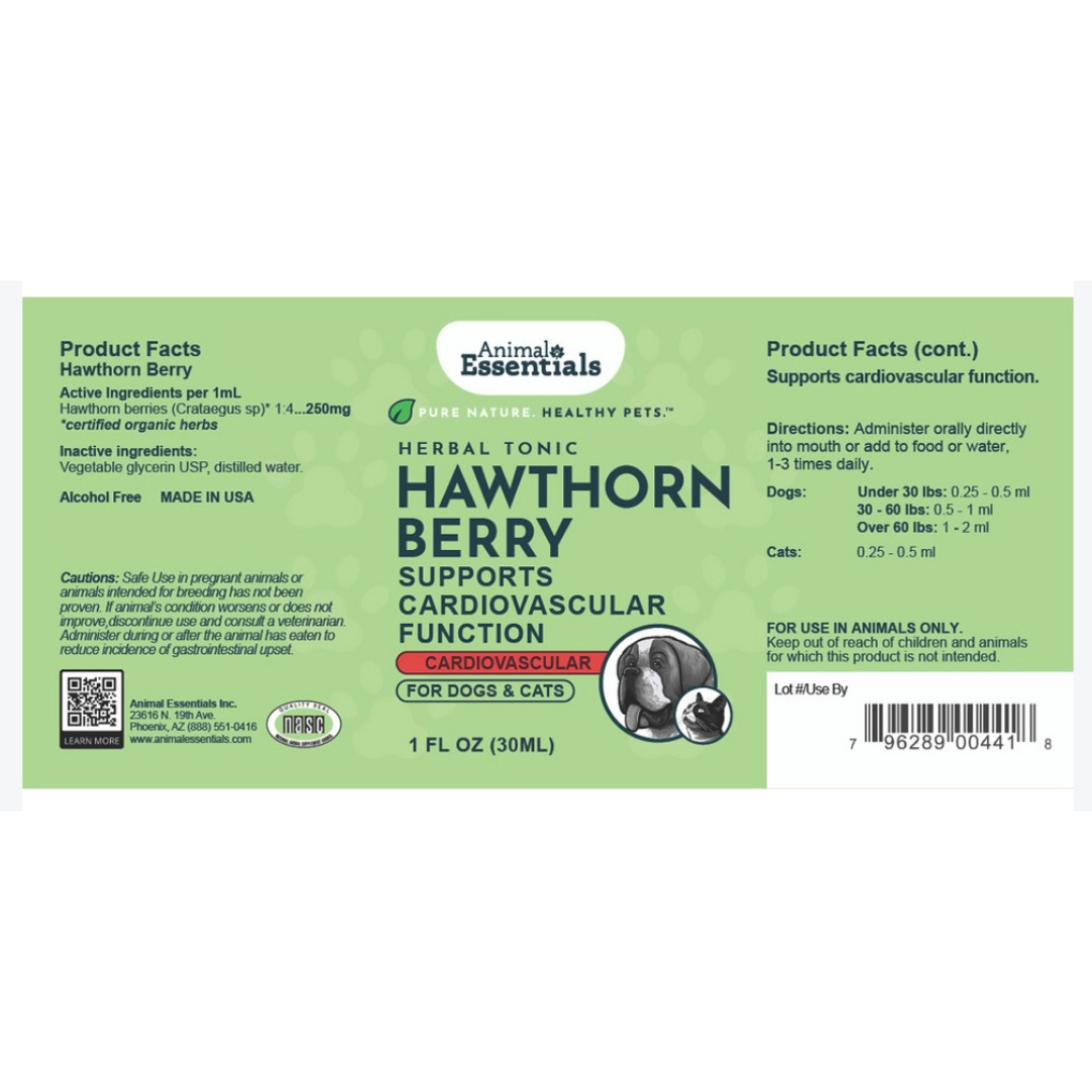 Animal Essentials Hawthorn Berry | Cardiovascular Support