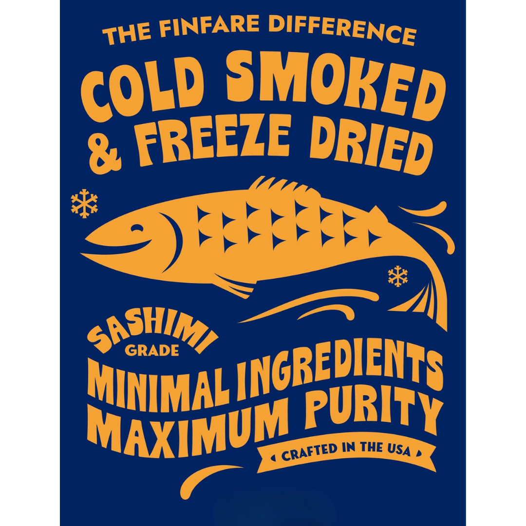 Finfare Freeze-Dried Salmon Nuggets