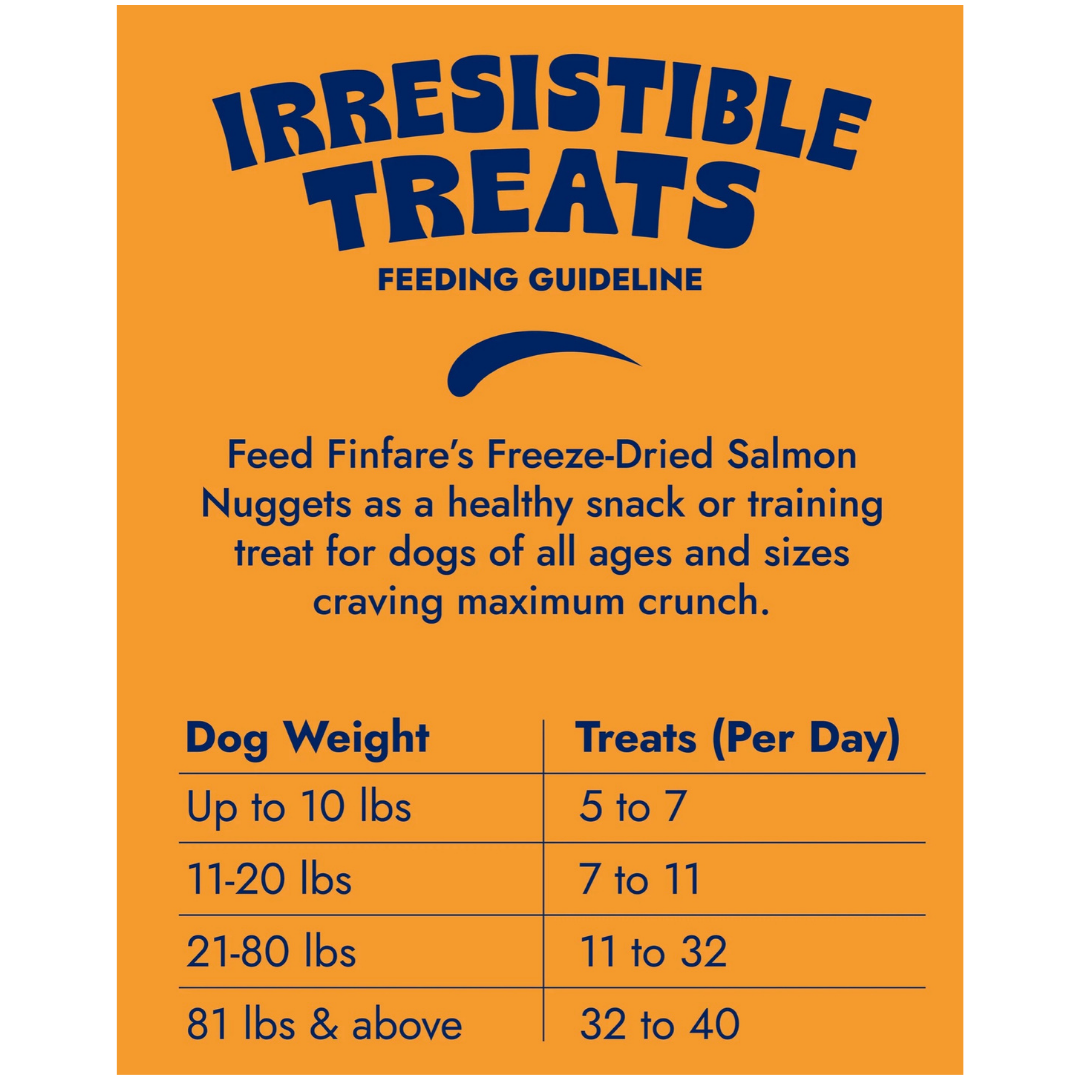 Finfare Freeze-Dried Salmon Nuggets