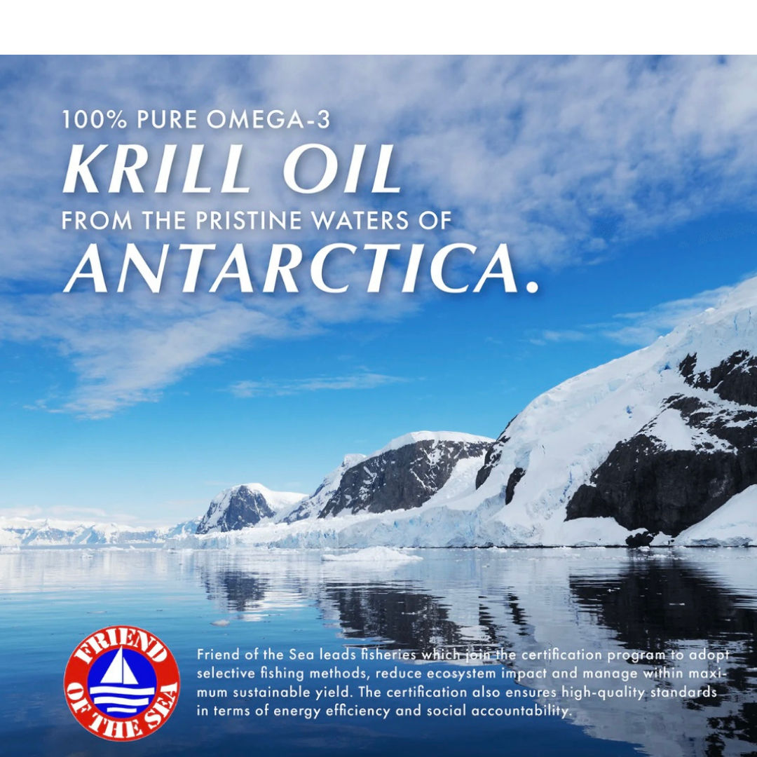 Wholistic Pet Organics Krill Oil Soft Gels | Omega-3 + Antioxidant Support