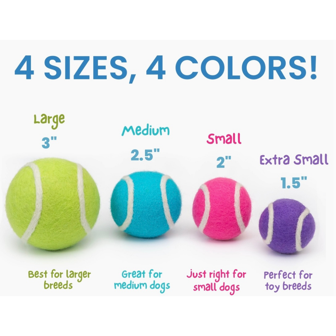 Friendsheep Organic Wool Tennis Dog Ball | Purple