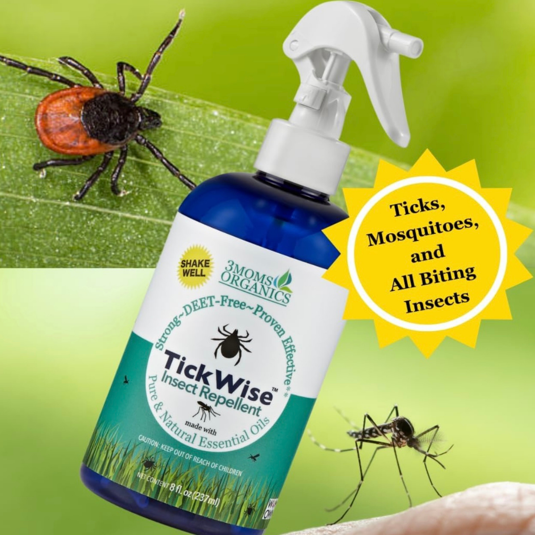 3 Moms Organics Tickwise | Natural Tick & Insect Repellent for Dogs