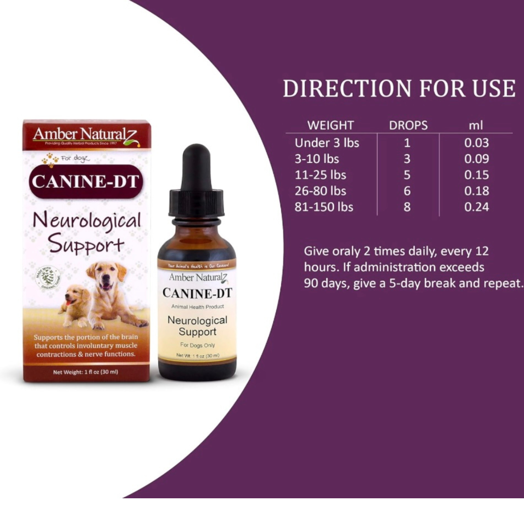 Amber Naturalz Canine-DT | Brain + Nerve Health