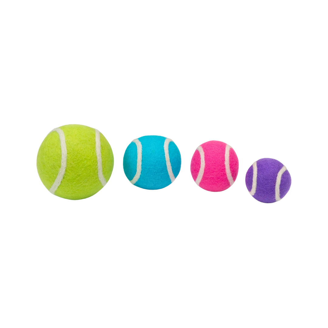 Friendsheep Organic Wool Tennis Dog Ball | Purple