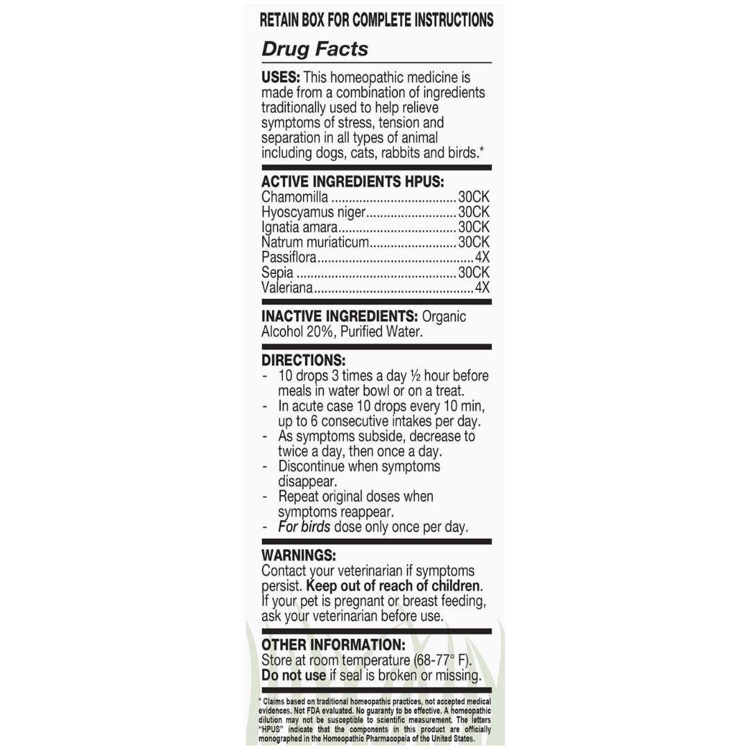 Ollopets Stress | Homeopathic Calming Support