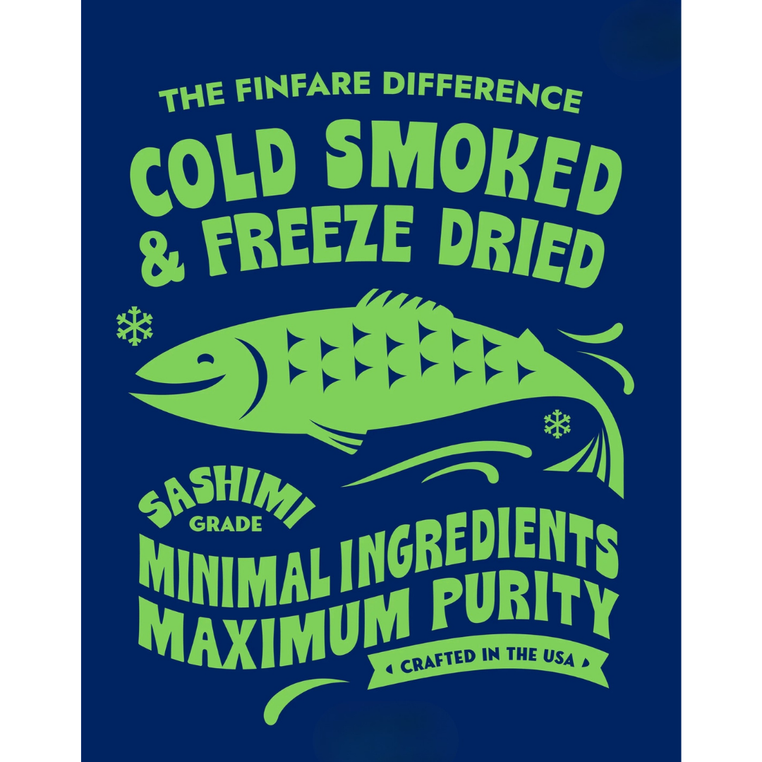Finfare Freeze-Dried Salmon Crumbles
