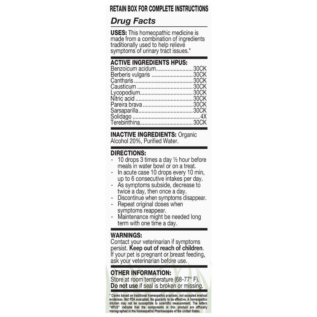 Ollopets Urinary | Natural Homeopathic Bladder Support