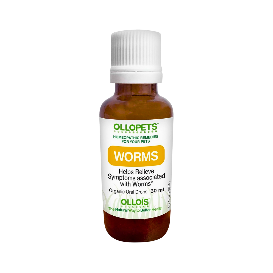 Ollopets Worms | Homeopathic Digestive + Parasite Support