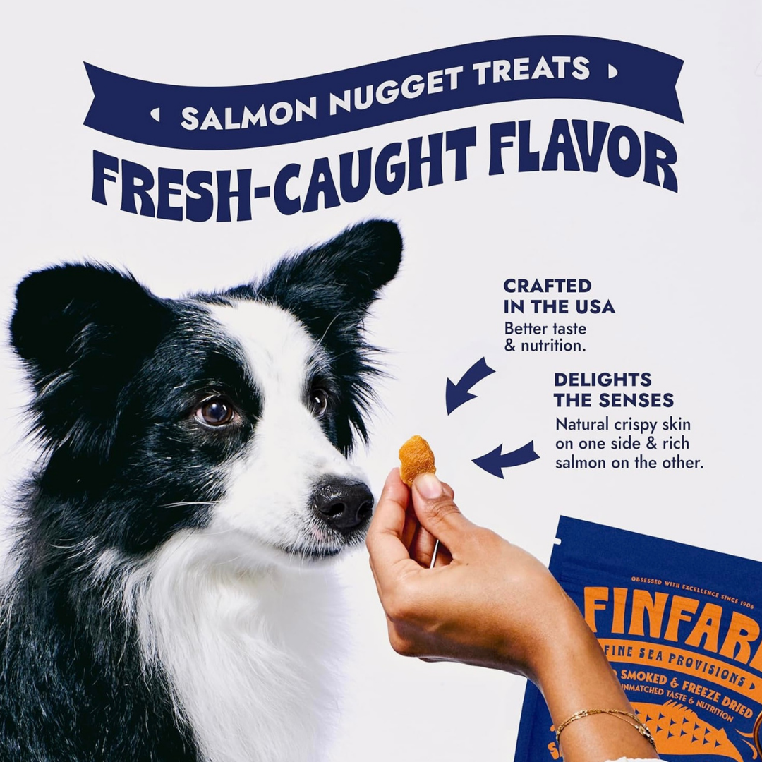 Finfare Freeze-Dried Salmon Nuggets