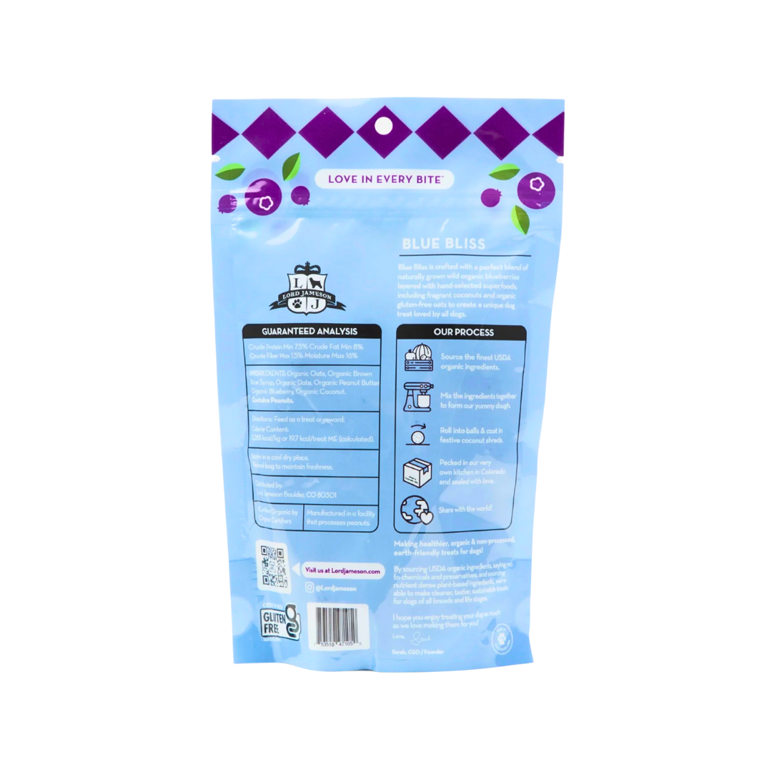 Lord Jameson Organic Treats | Blue Bliss