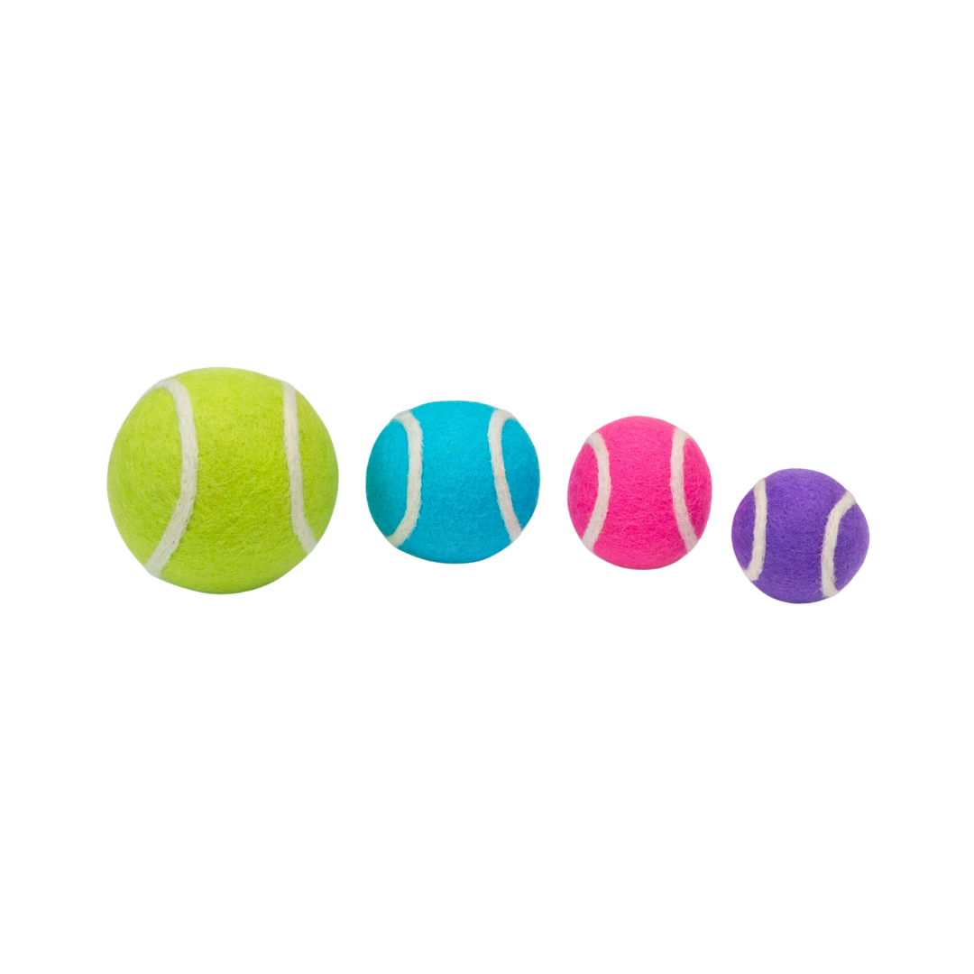 Friendsheep Organic Wool Tennis Dog Ball | Yellow