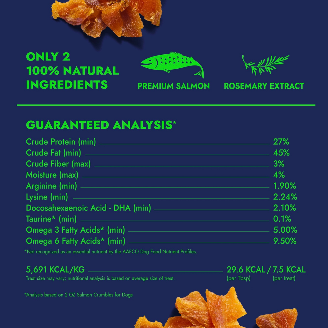 Finfare Freeze-Dried Salmon Crumbles