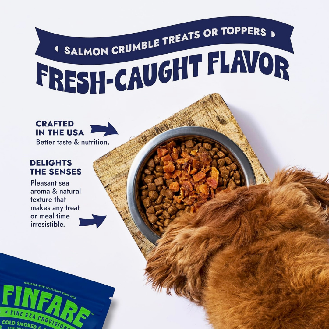 Finfare Freeze-Dried Salmon Crumbles