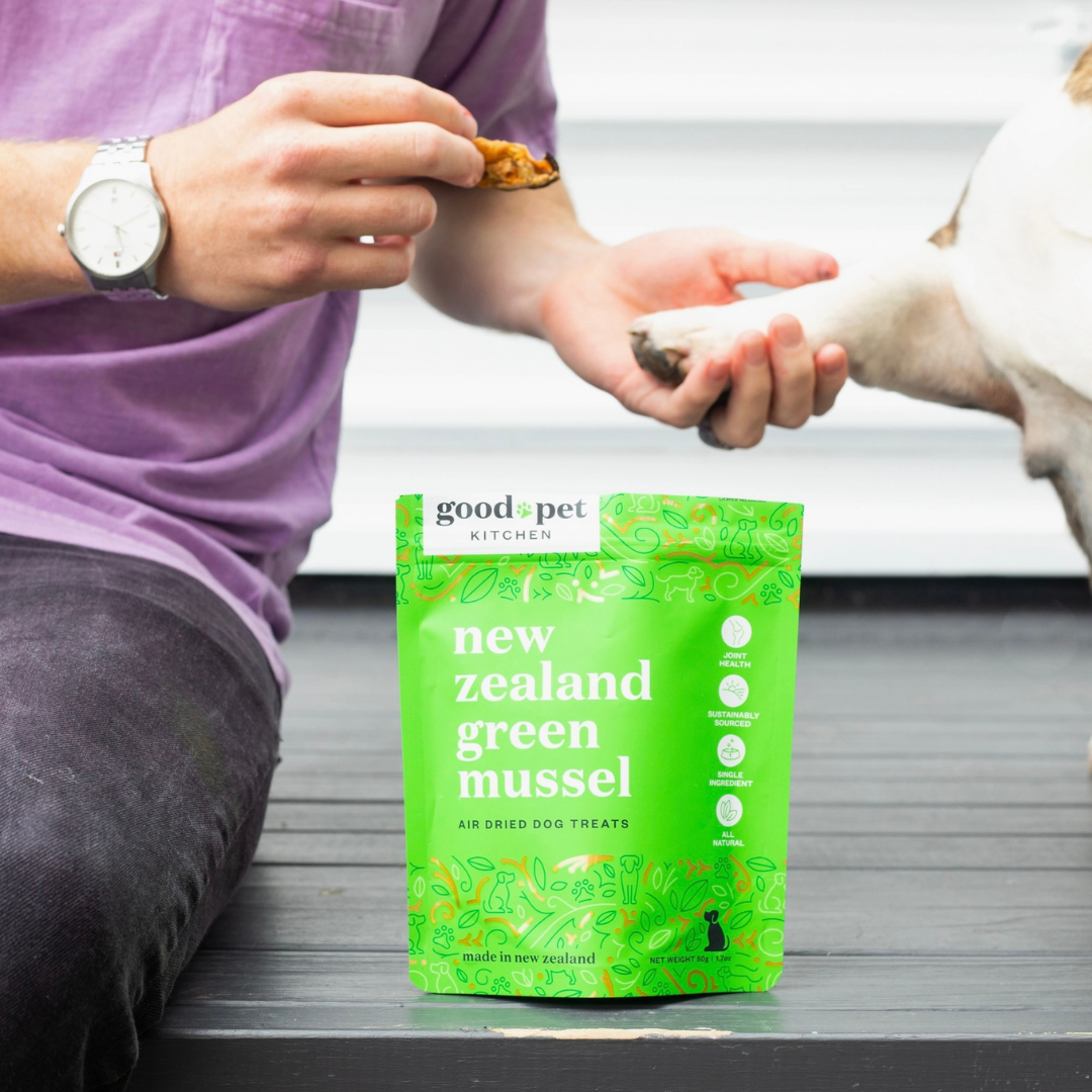 Good Pet Kitchen Air Dried Green Mussel Treats | Natural Joint & Mobility Support