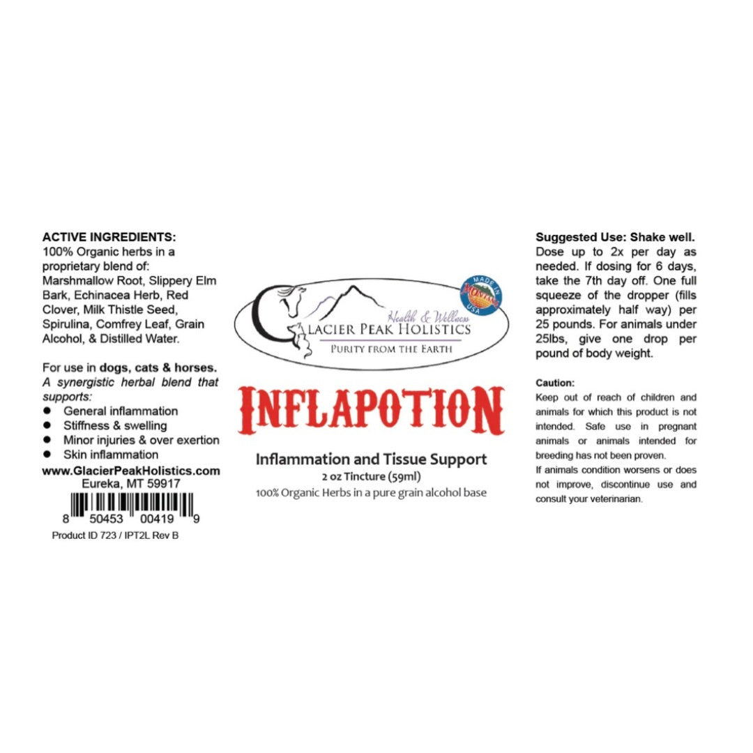 Glacier Peak Inflapotion Tincture | Anti-Inflammatory
