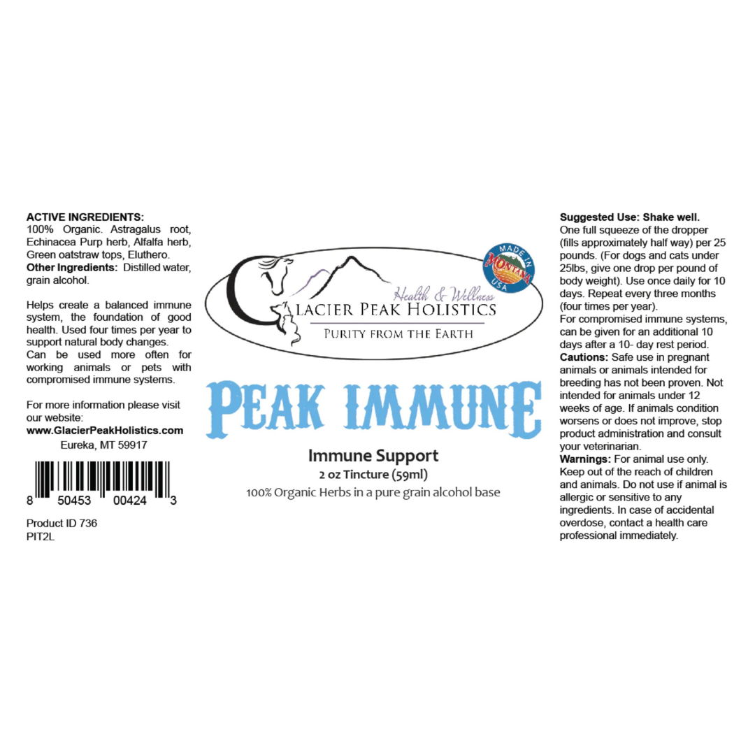 Glacier Peak Immune Tincture | Immune Support