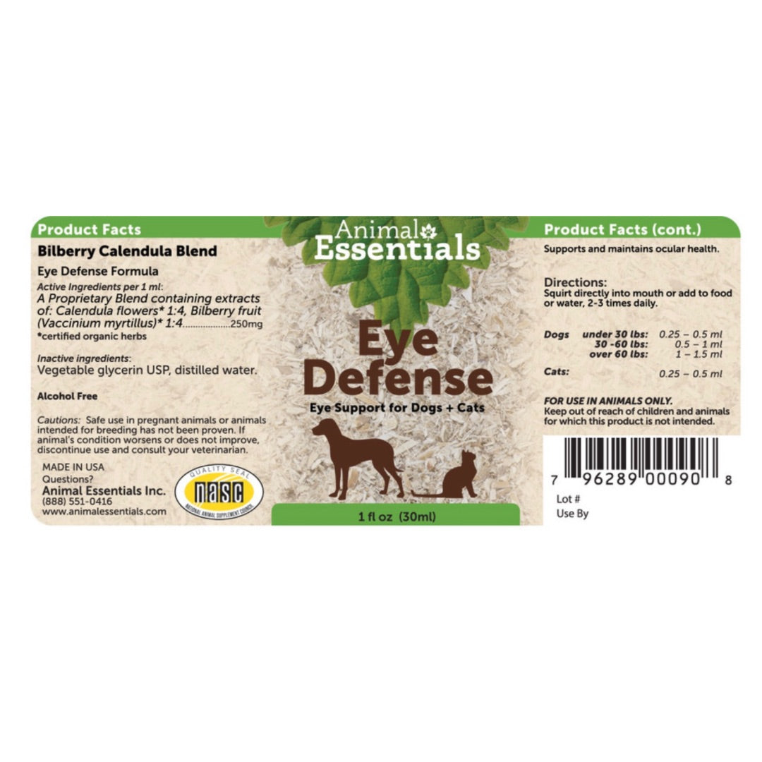 Animal Essentials Eye Defense | Natural Vision + Eye Health Support
