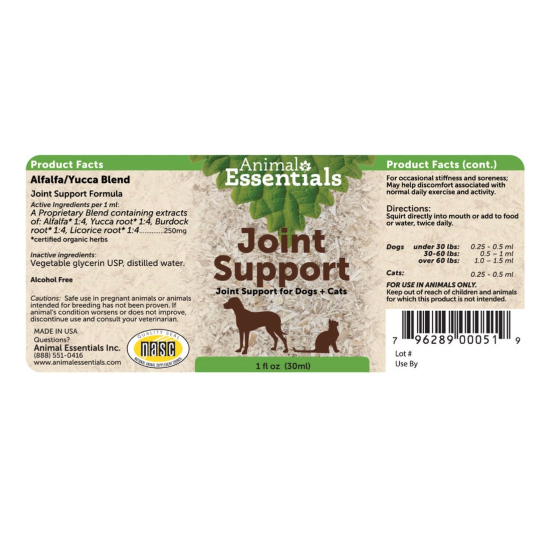 Animal Essentials Joint Support | Natural Mobility + Inflammation Relief