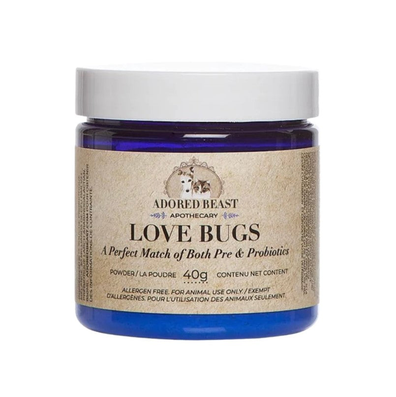 Adored Beast Love Bugs Pre & Probiotics The Organic Dog Shop