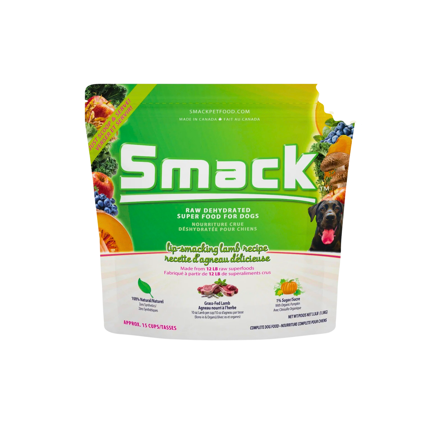 Smack Raw Dehydrated Superfood | Lip Smacking Lamb