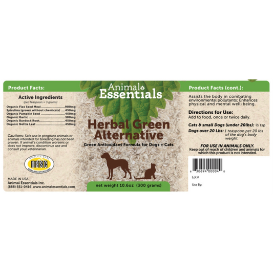 Animal Essentials Herbal Green Alternative | Immune + Detox Support