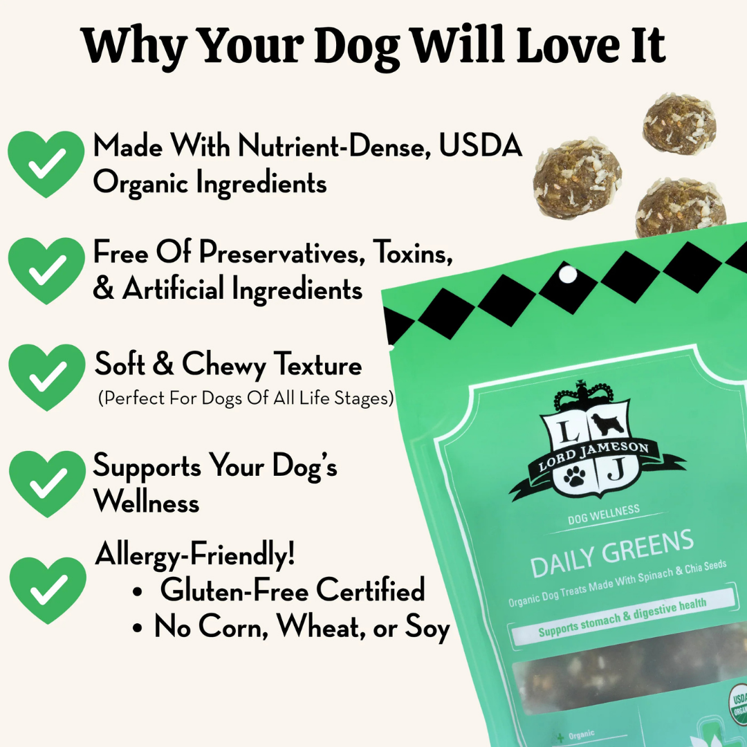 Daily Greens Organic Functional Treats