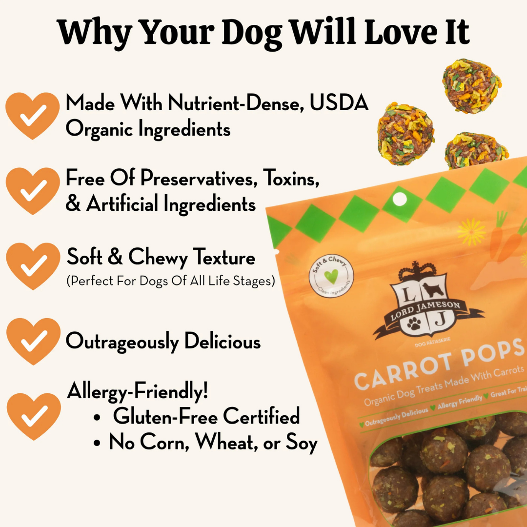Carrot Pops Organic Treats