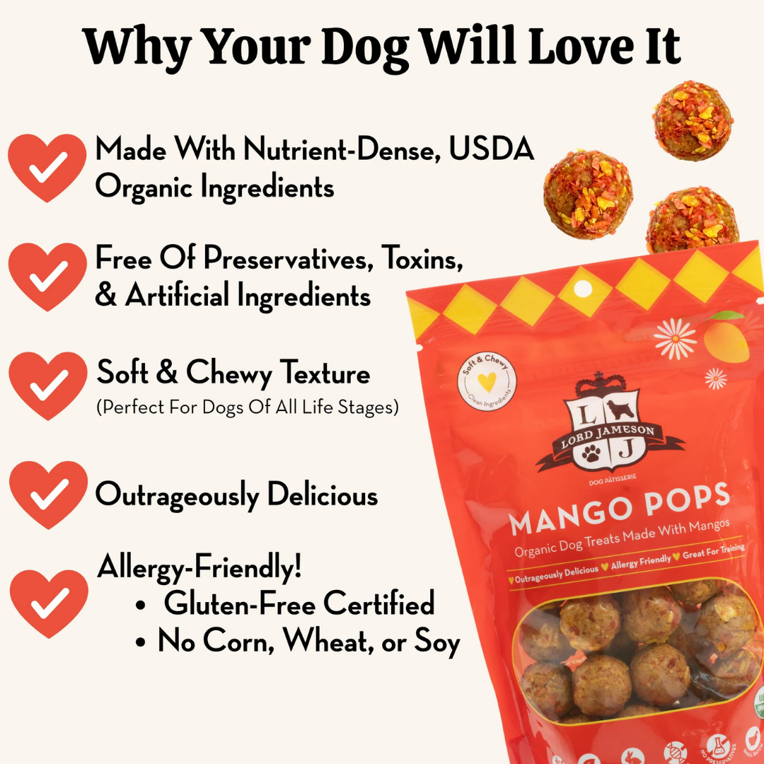 Mango Pops Organic Treats