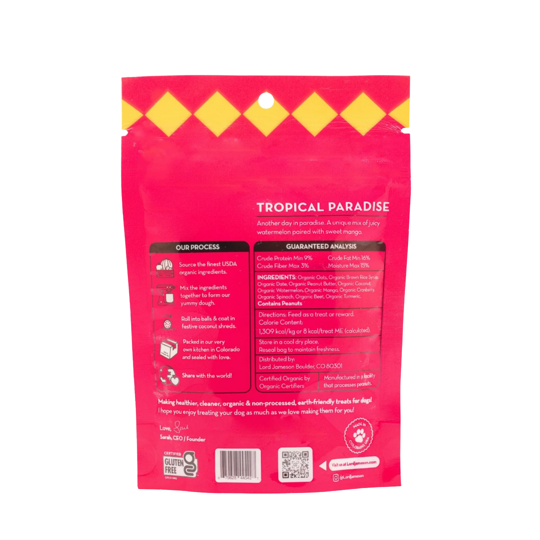 Tropical Paradise Minis Organic Treats