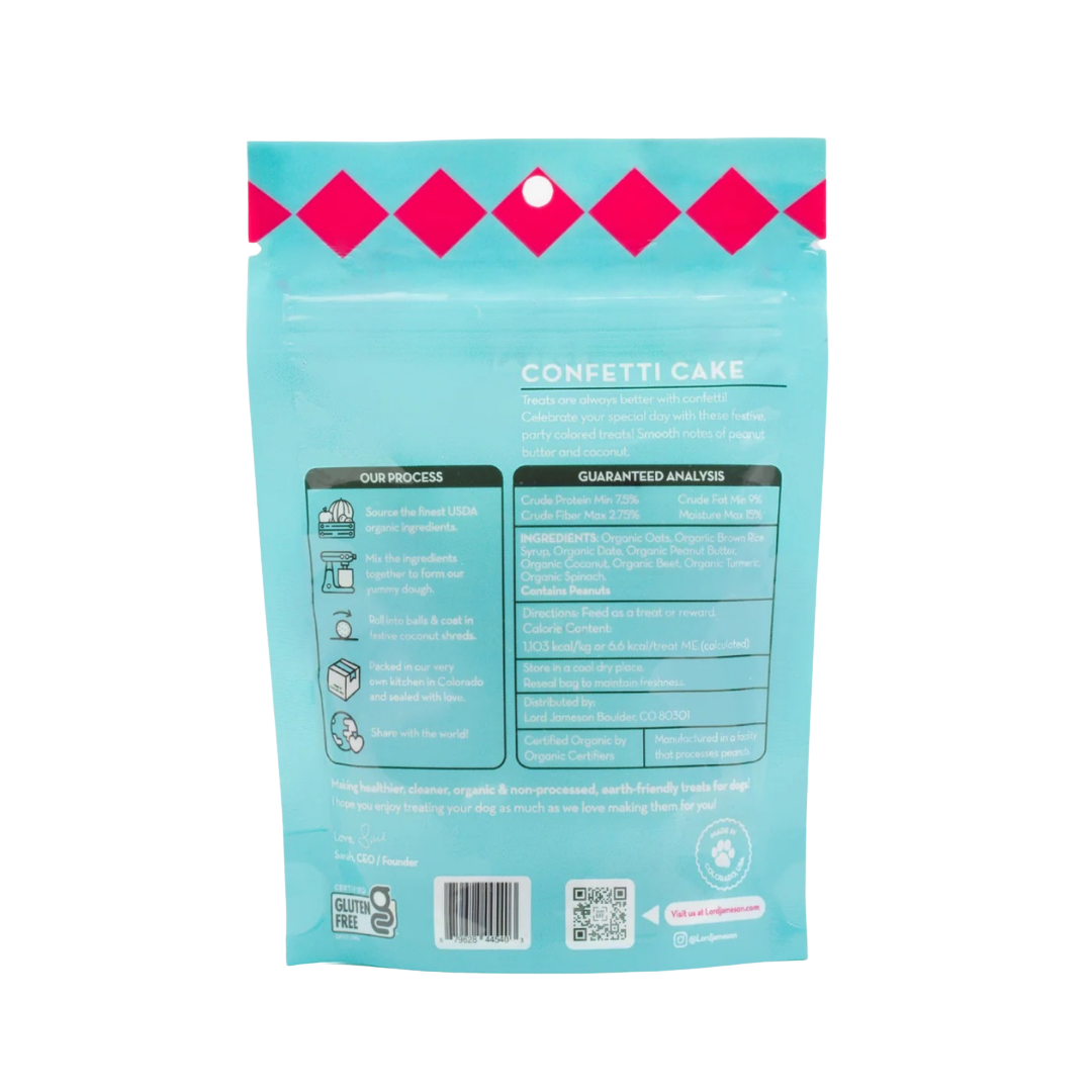 Confetti Cake Minis Organic Treats