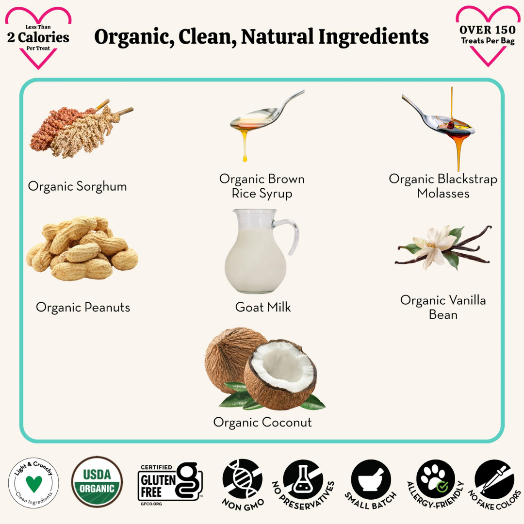 Cookies ‘N Cream Protein Love Puffs | Organic Goat Milk