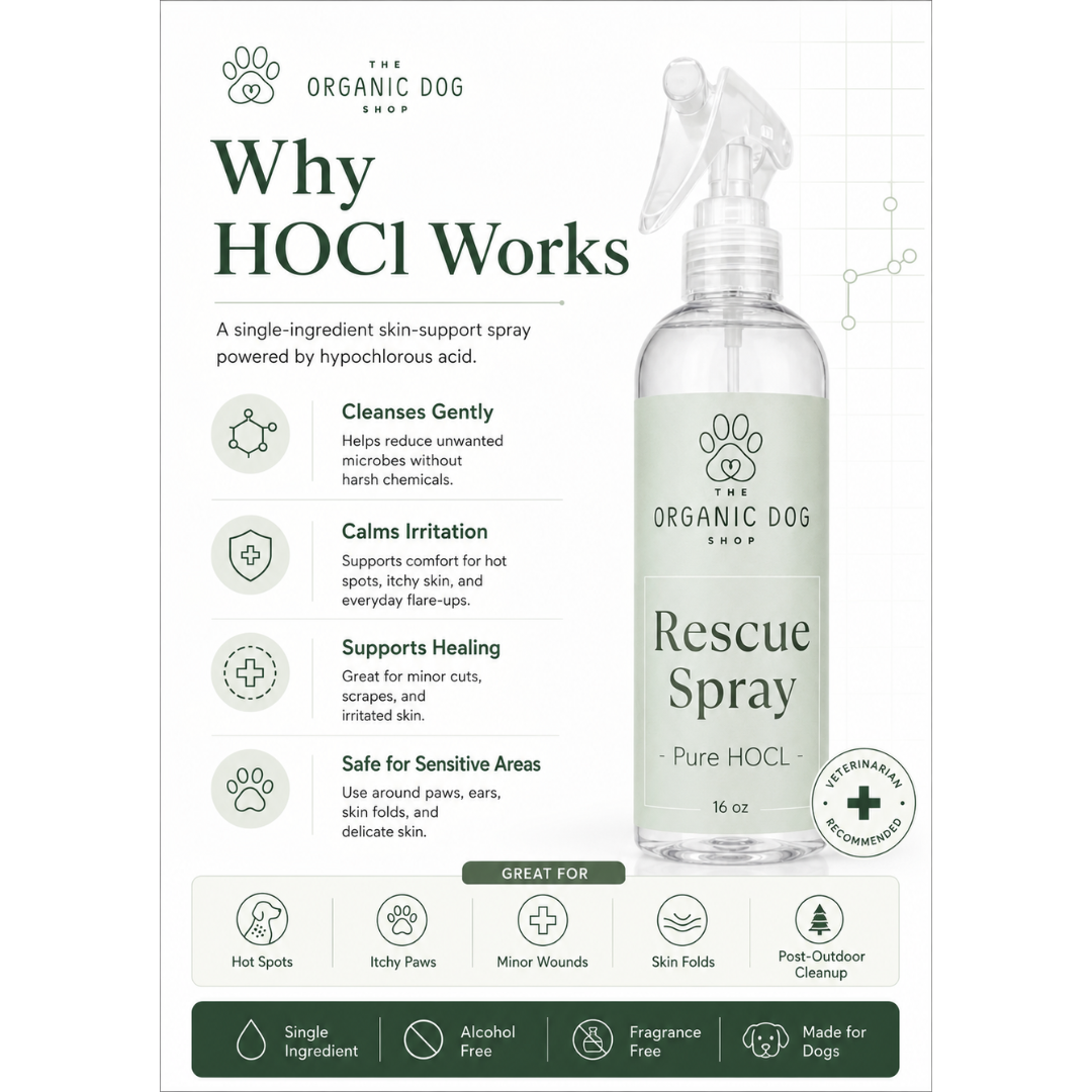 The Organic Dog Shop HOCL Rescue Spray | Skin Soothing + Natural Healing