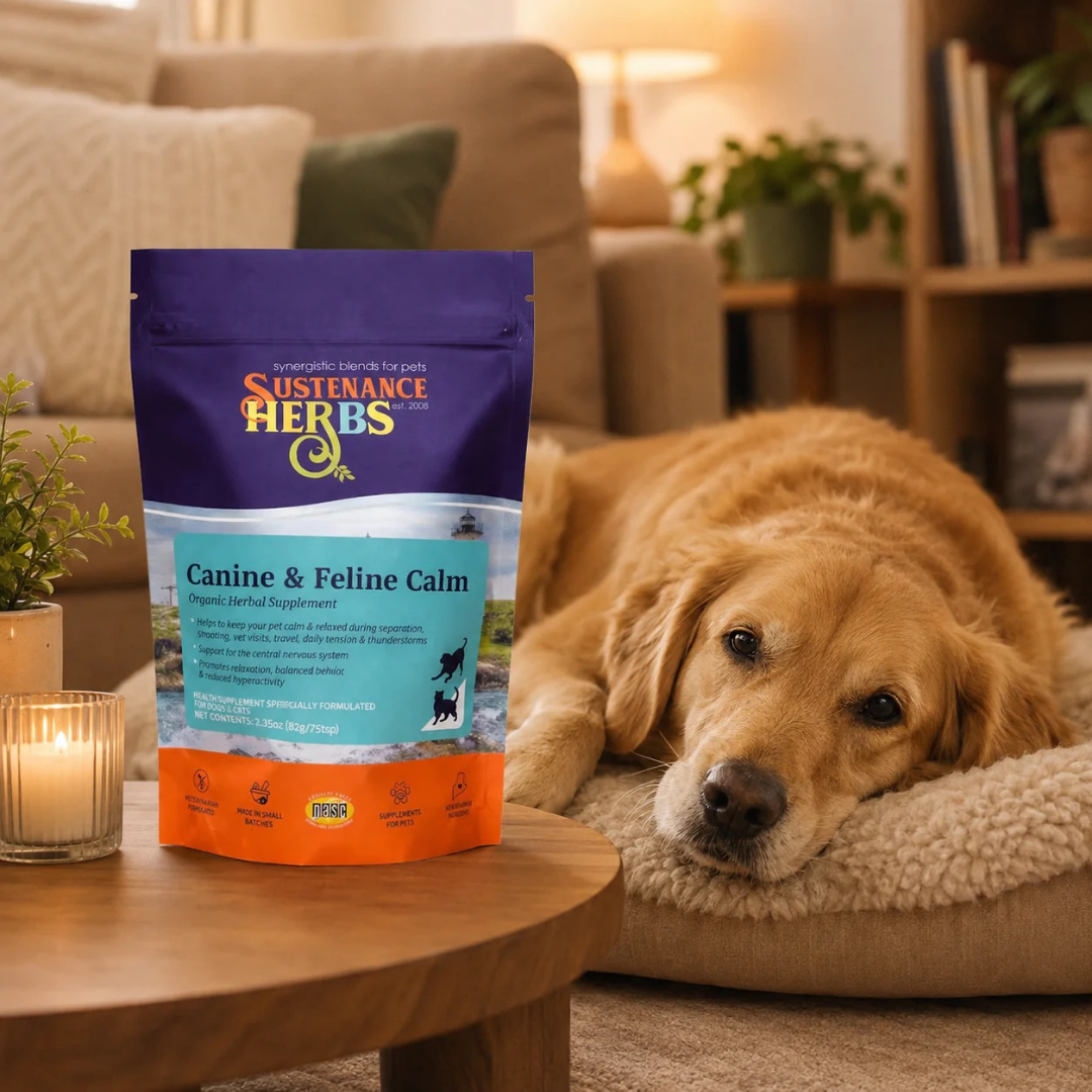 Sustenance Herbs Canine Calm | Organic Anxiety Powder
