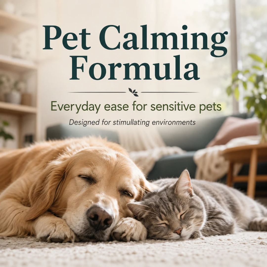 Sustenance Herbs Pet Calming | Natural Storm, Fireworks & Vet Anxiety Relief