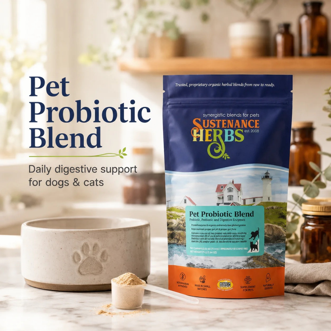 Sustenance Herbs Pet-Riodontal | Oral Probiotic Powder
